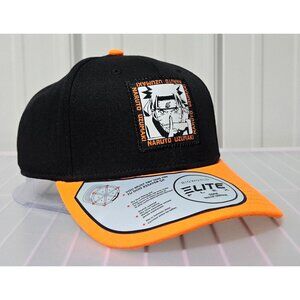 Bioworld Naruto Uzumaki Orange & Black Elite Flex Snapback Ball Cap - Adult OSFM